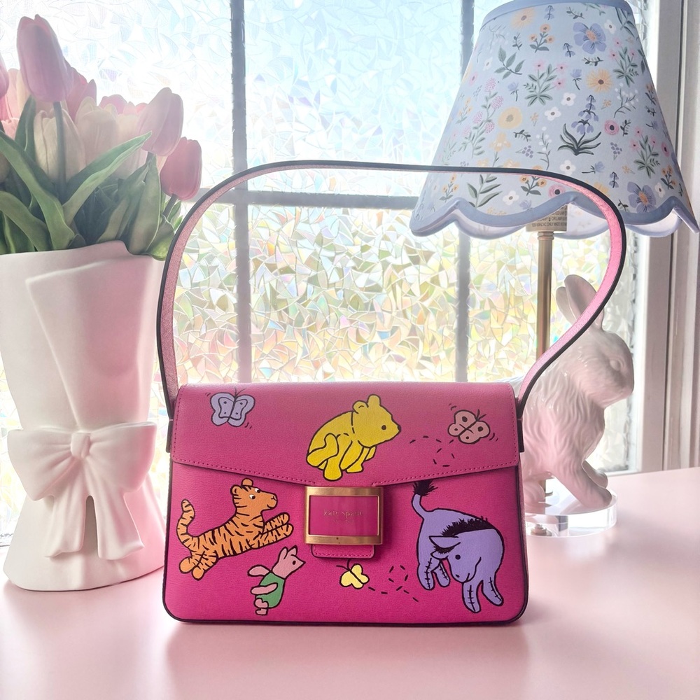 Handpainted Disney Winnie the Pooh Kate Spade Medium Katy Shoulder Bag